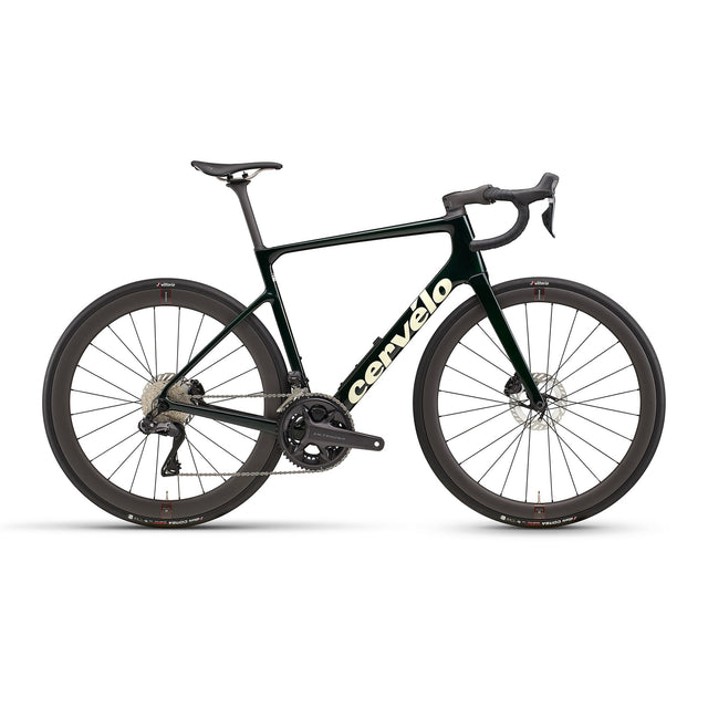 Cervelo Caledonia - 5 Ultegra Di2 Bike Emerald / Cream