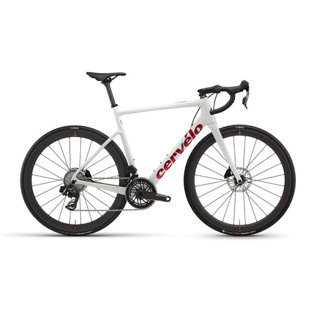 Cervelo Caledonia Force AXS Bike Vanilla / Cherry