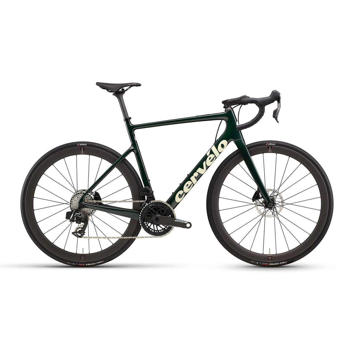 Cervelo Caledonia Force AXS Bike Emerald / Cream