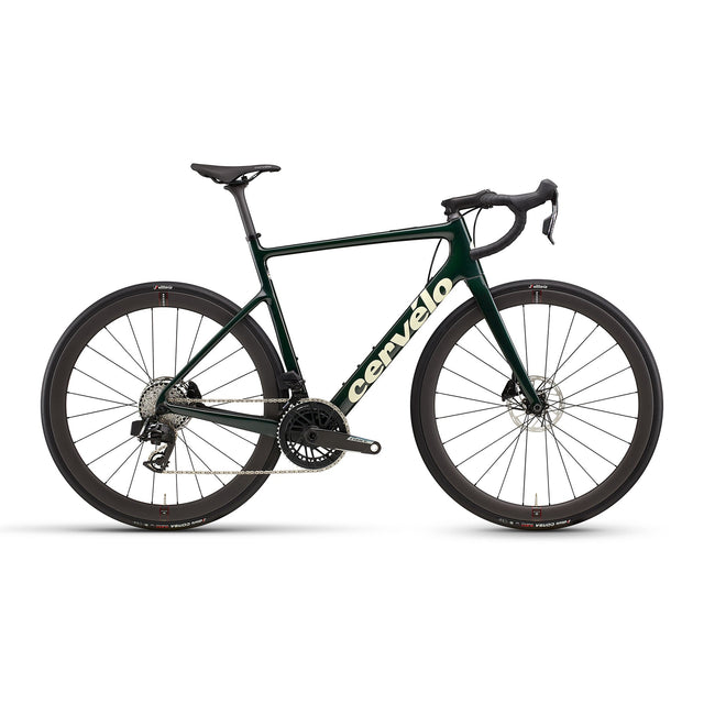 Cervelo Caledonia Force AXS Bike Emerald / Cream