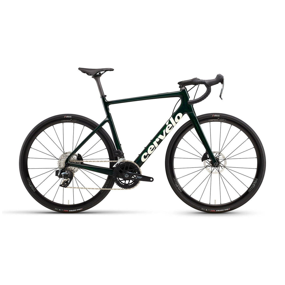 Cervelo Caledonia Rival AXS Bike Emerald / Cream