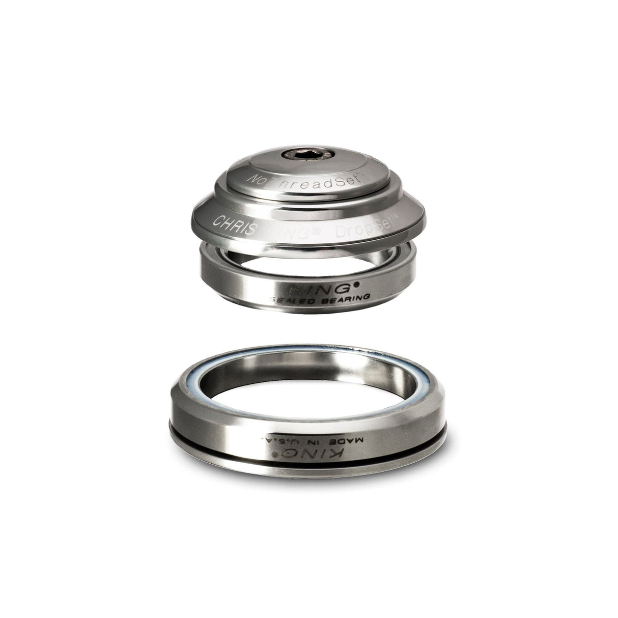 Chris King DropSet 2 Ceramic Headset, 42/52mm Silver