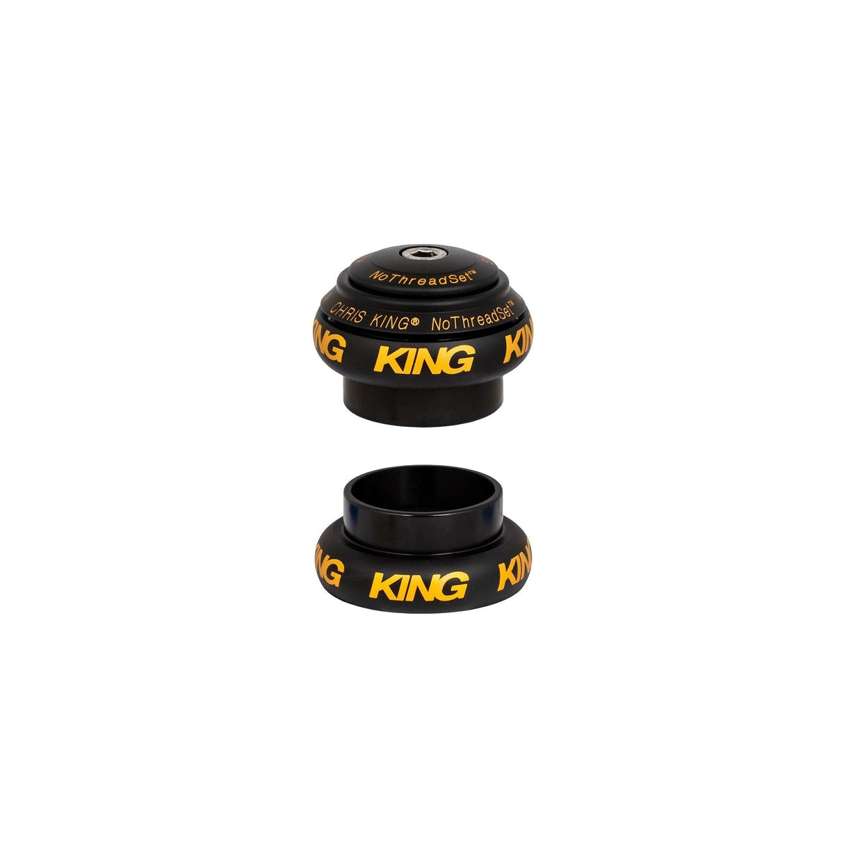 Chris King NoThreadSet Headset Two Tone Black Gold
