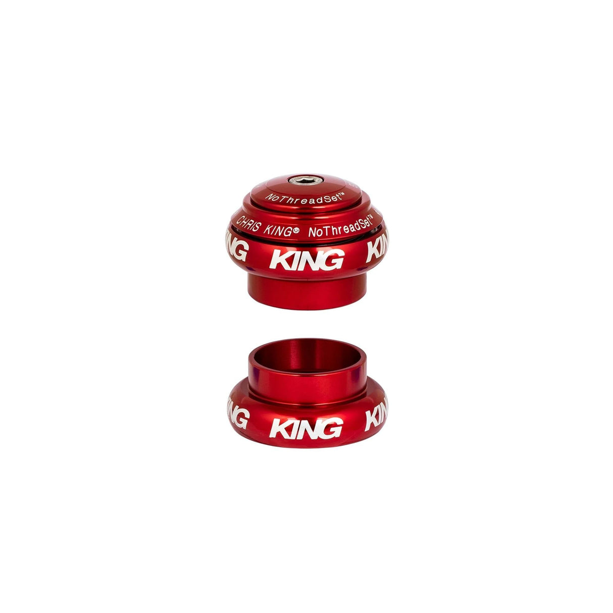 Chris King NoThreadSet Headset Red
