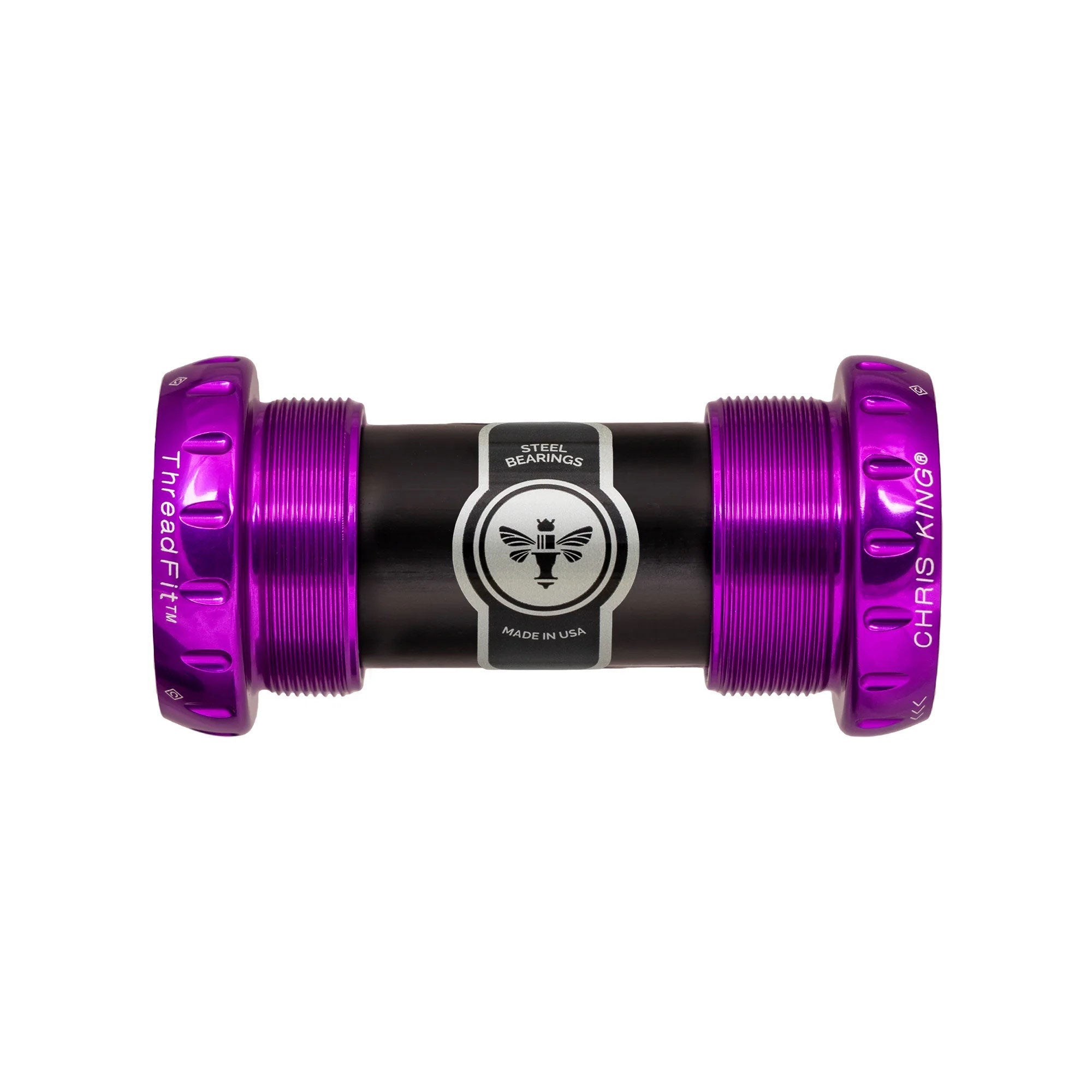 CHRIS KING ThreadFit™ 24 ボトムブラケット ブラック Chris King ThreadFit 24 Bottom Bracket | RA Cycles