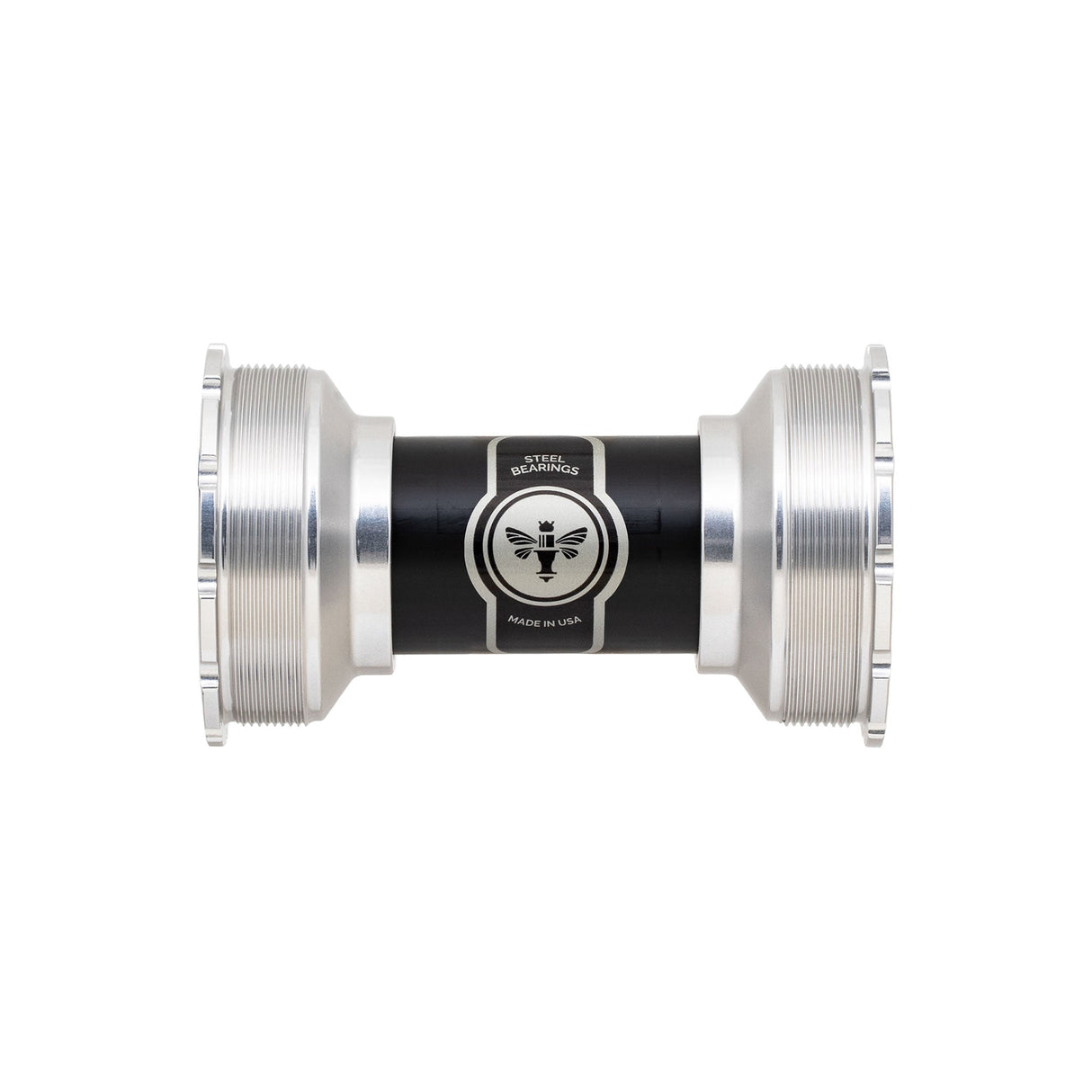 Chris King ThreadFit T47 24i Ceramic Bottom Bracket Silver