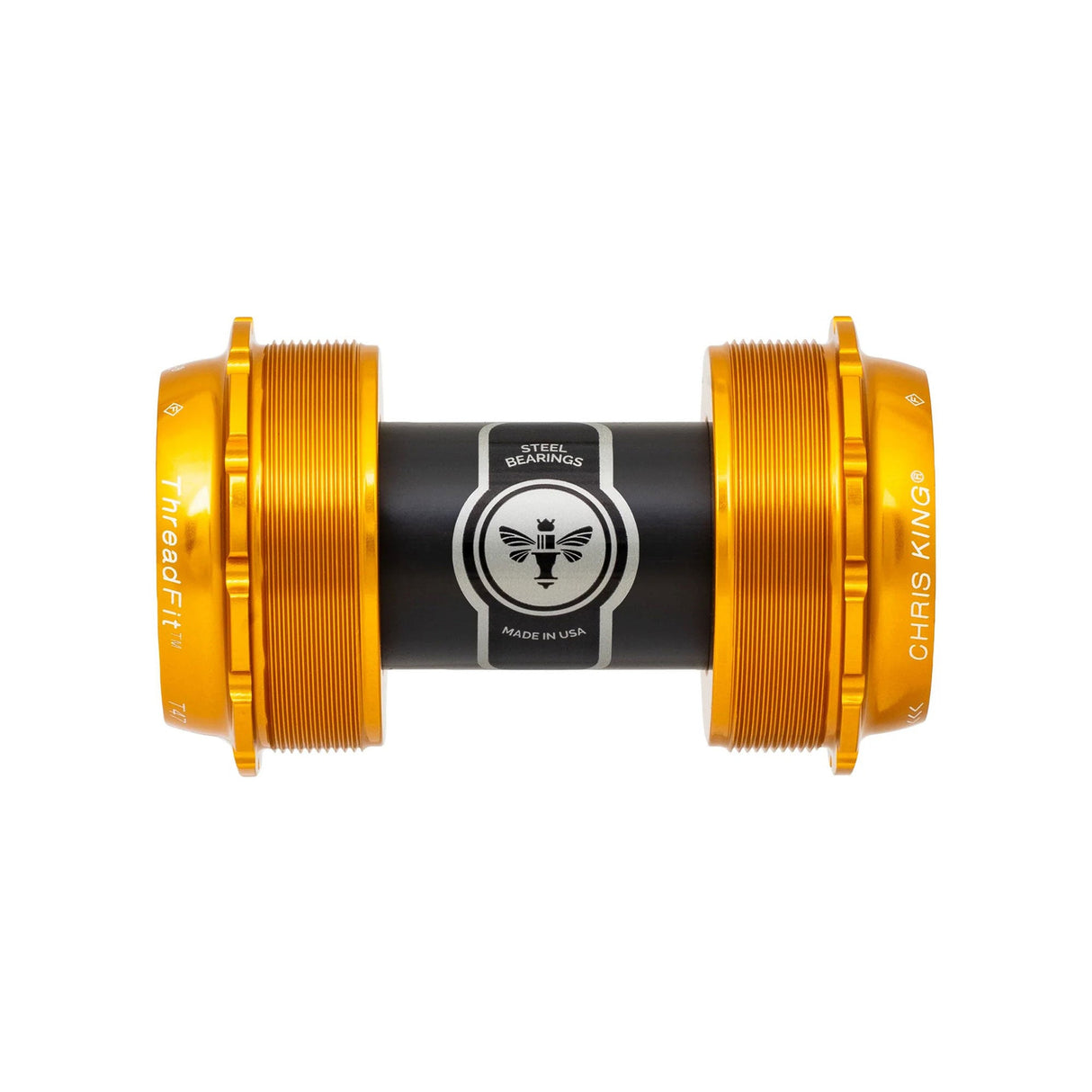 Chris King ThreadFit T47 24x Bottom Bracket Gold