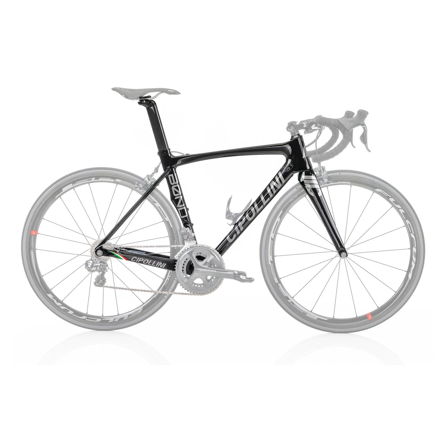CIPOLLINI Bond Disc Frameset (Anthracite) Anthracite Transparent Carbon Large