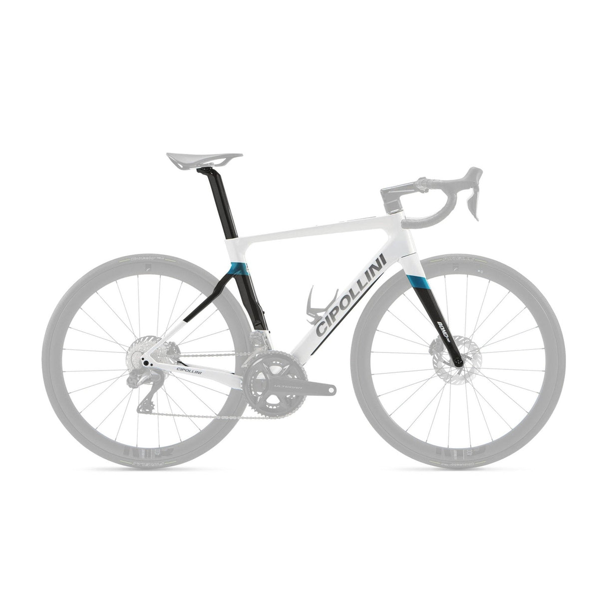 Cipollini Bond EVO Disc Brake Frameset White Pearl / Carbon / Ottanio Shiny