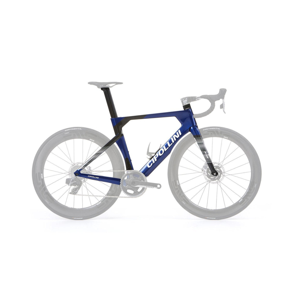 Cipollini RB1K AD.ONE Disc Frameset Cobalt Blue / Carbon / White