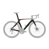 Cipollini RB1K The One Disc Brake Frameset Carbon / Silver / Red Metal Shiny