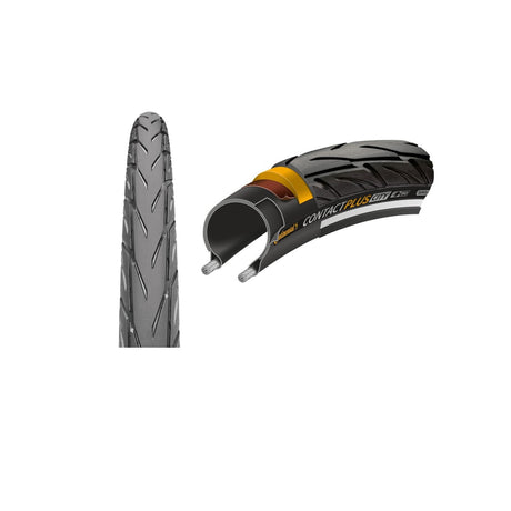 Continental Contact Plus City 27.5" Wire Bead Tire Black