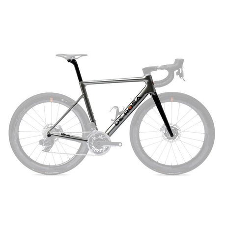 De Rosa Merak Disc Frameset Super Silver Gloss