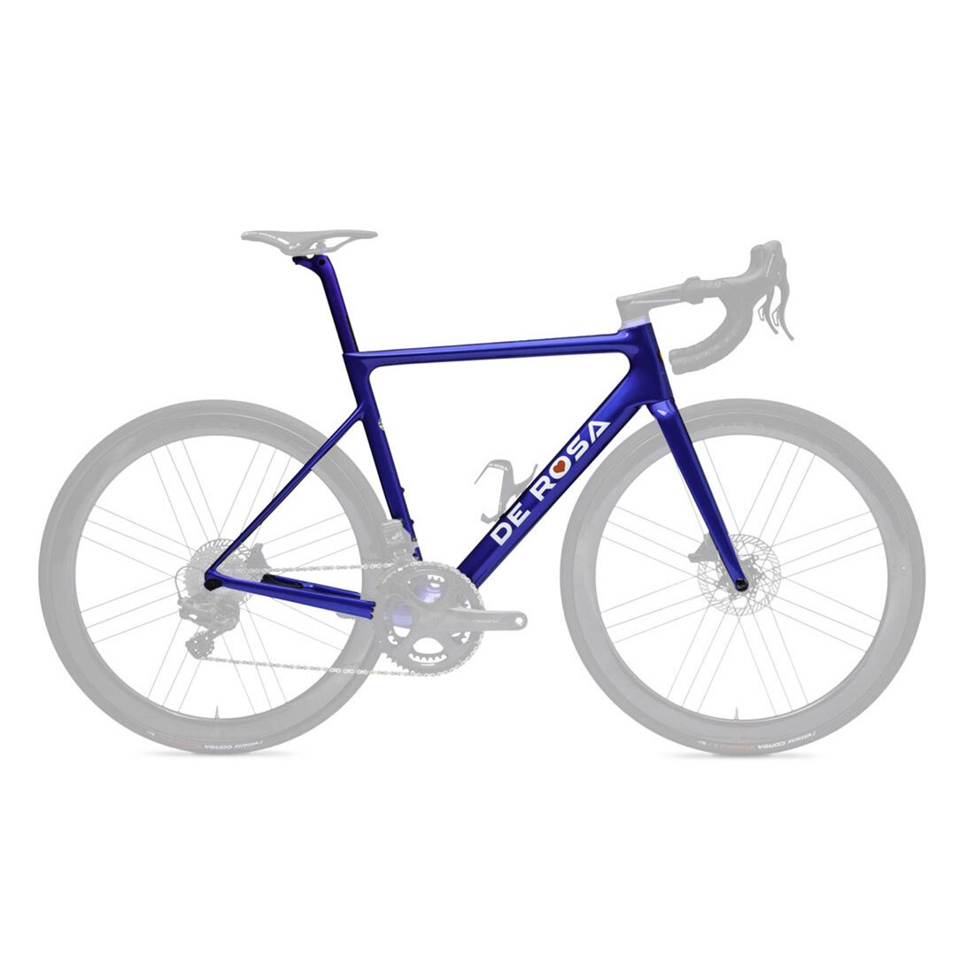 De Rosa Merak Disc Luxury Color Frameset | Carbon Race Frameset 