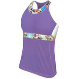 De Soto Carrera Loose Fit Tri Top Purple