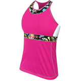 De Soto Carrera Loose Fit Tri Top Pink
