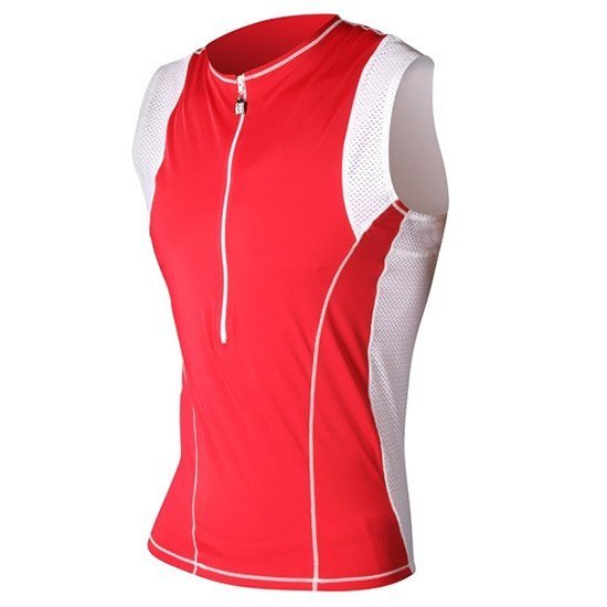 De Soto Carrera Tri Jersey Red / White