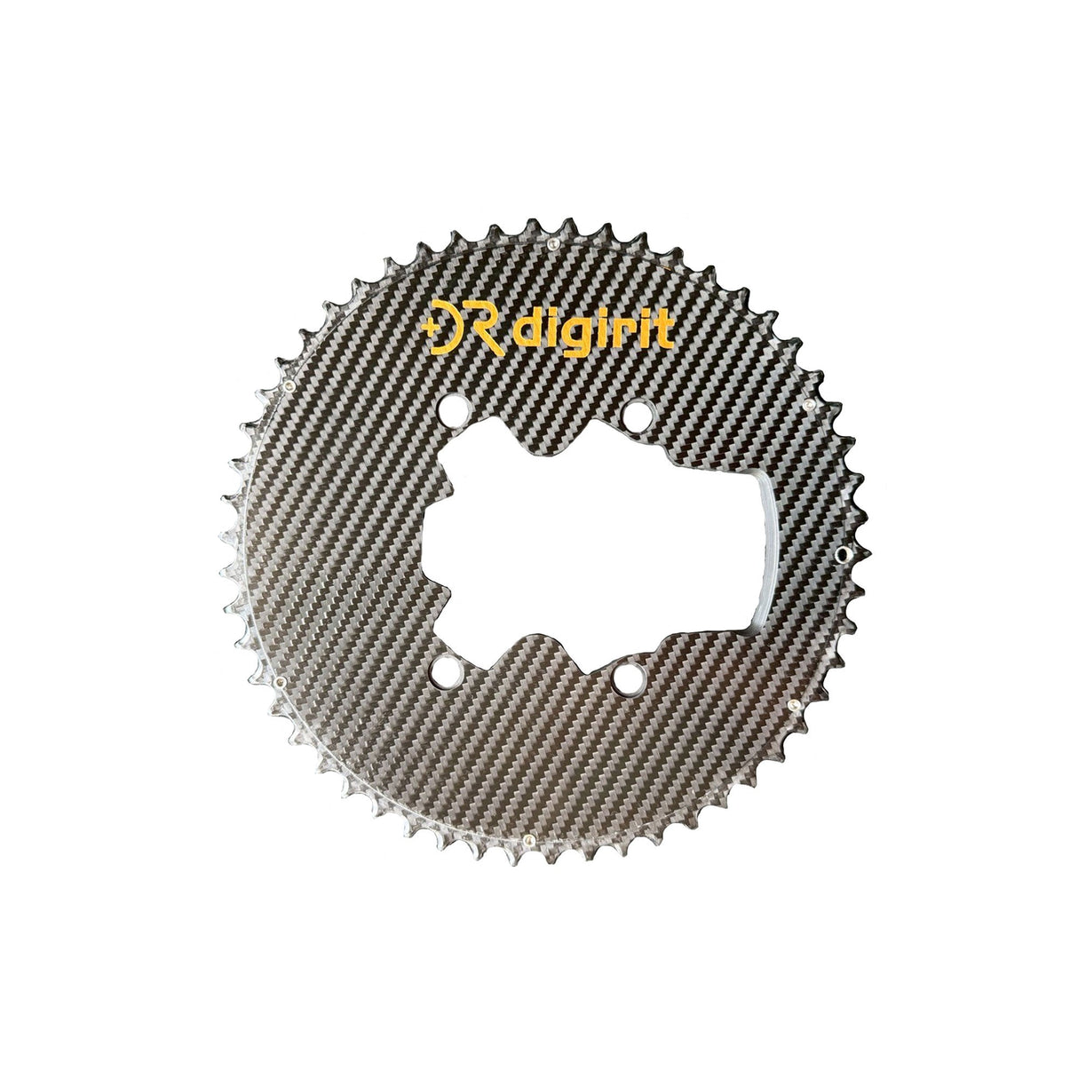 Digirit Carbon Aero Chainring Set - Dura - Ace R9200P 54x38