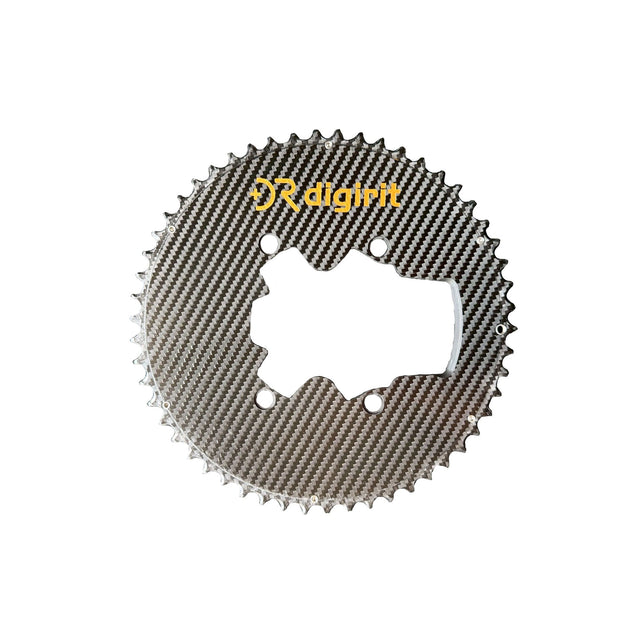 Digirit Carbon Aero Chainring Set - Dura - Ace R9200P 54x38