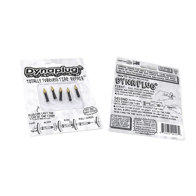 Dynaplug Tubeless Tire Repair Plug Set of 5 - Pointed Tip