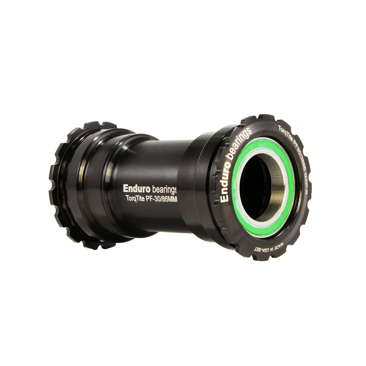 Enduro TorqTite Ceramic - Hydrid XD - 15 Angular Contact Bottom Bracket - BB386 for GXP Black
