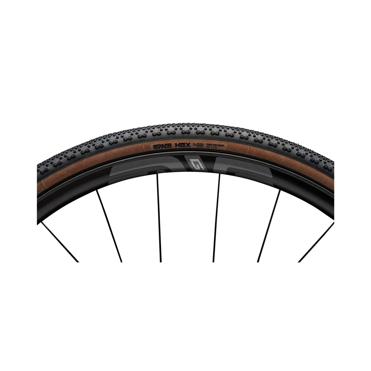 ENVE Hex Carapace Gravel Tire Black / Tan