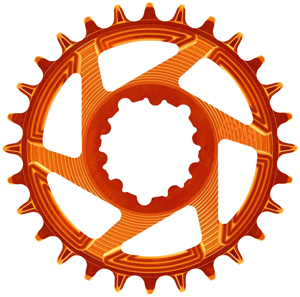ethirteen Helix Race 3 - Bolt Direct Mount Chainring (SRAM® crank compatible) Naranja