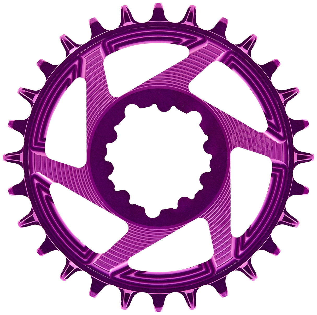 ethirteen Helix Race 3 - Bolt Direct Mount Chainring (SRAM® crank compatible) Eggplant