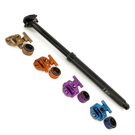 ethirteen Vario Post Collar and Saddle Clamp Kit Naranja Orange