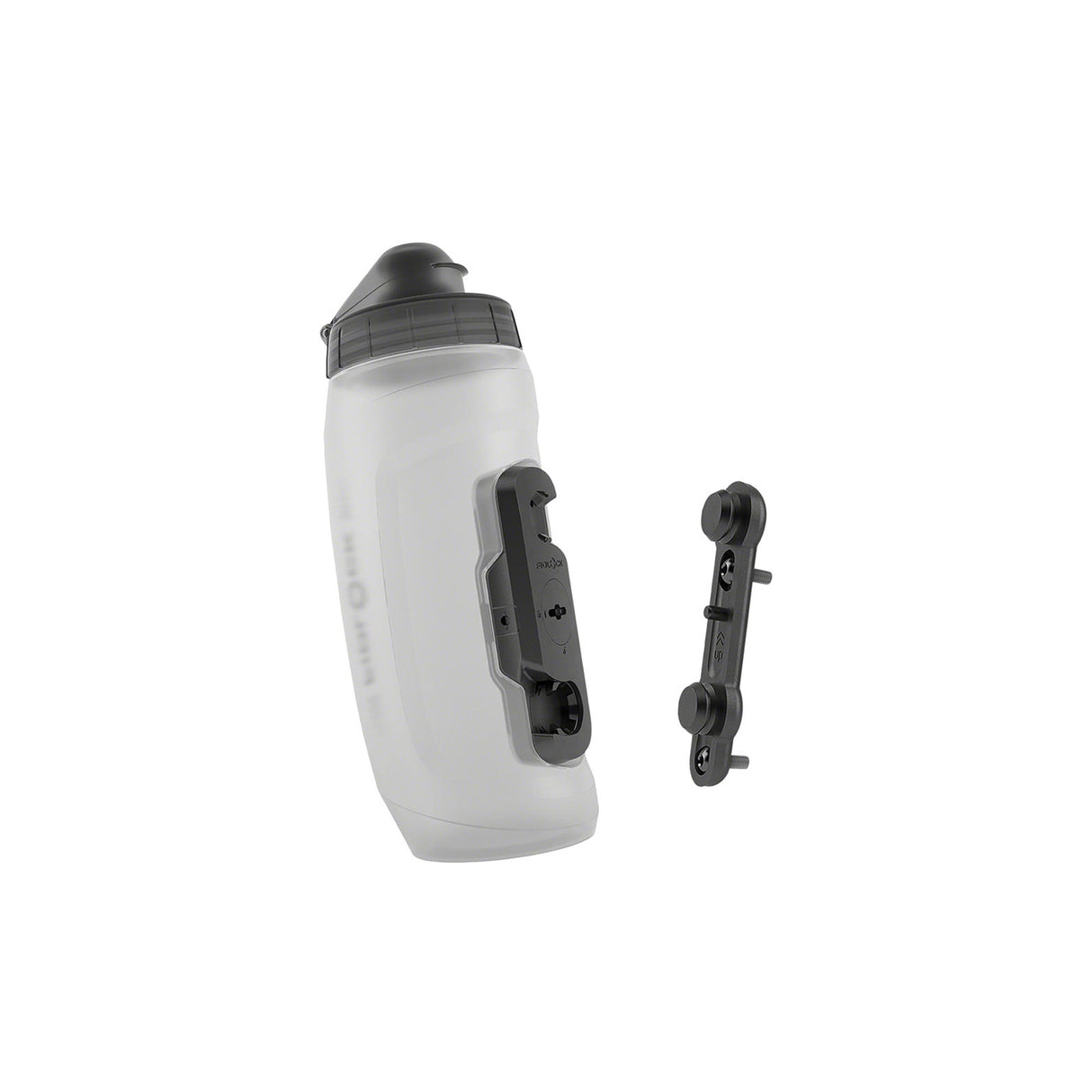 Fidlock TWIST Water Bottle Cage Set w/Bike Base Mount 590ml Clear