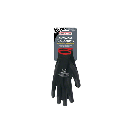 Finish Line Mechanic Grip Gloves Black