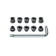 FSA Torx T - 30 Alloy Chainring Bolt Kit - Double Black