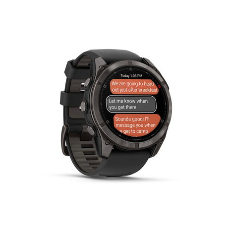Garmin Fenix 8 Pro AMOLED Smartwatch Carbon Grey DLC Ti / Black Band