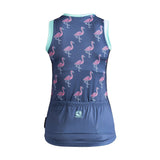 Giordana Arts Flamingo Sleeveless Jersey Blue / Pink