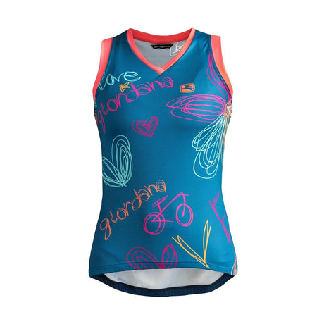 Giordana Arts Love Sleeveless Jersey Blue / Multicolor