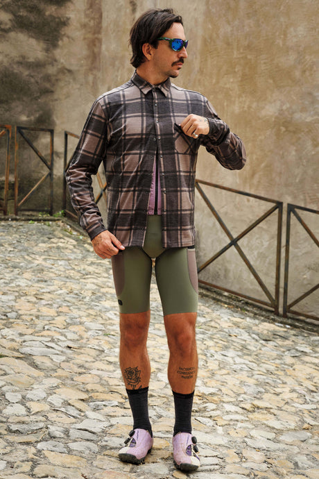 Giordana Beyond Gravel Button Down Long Sleeve Shirt