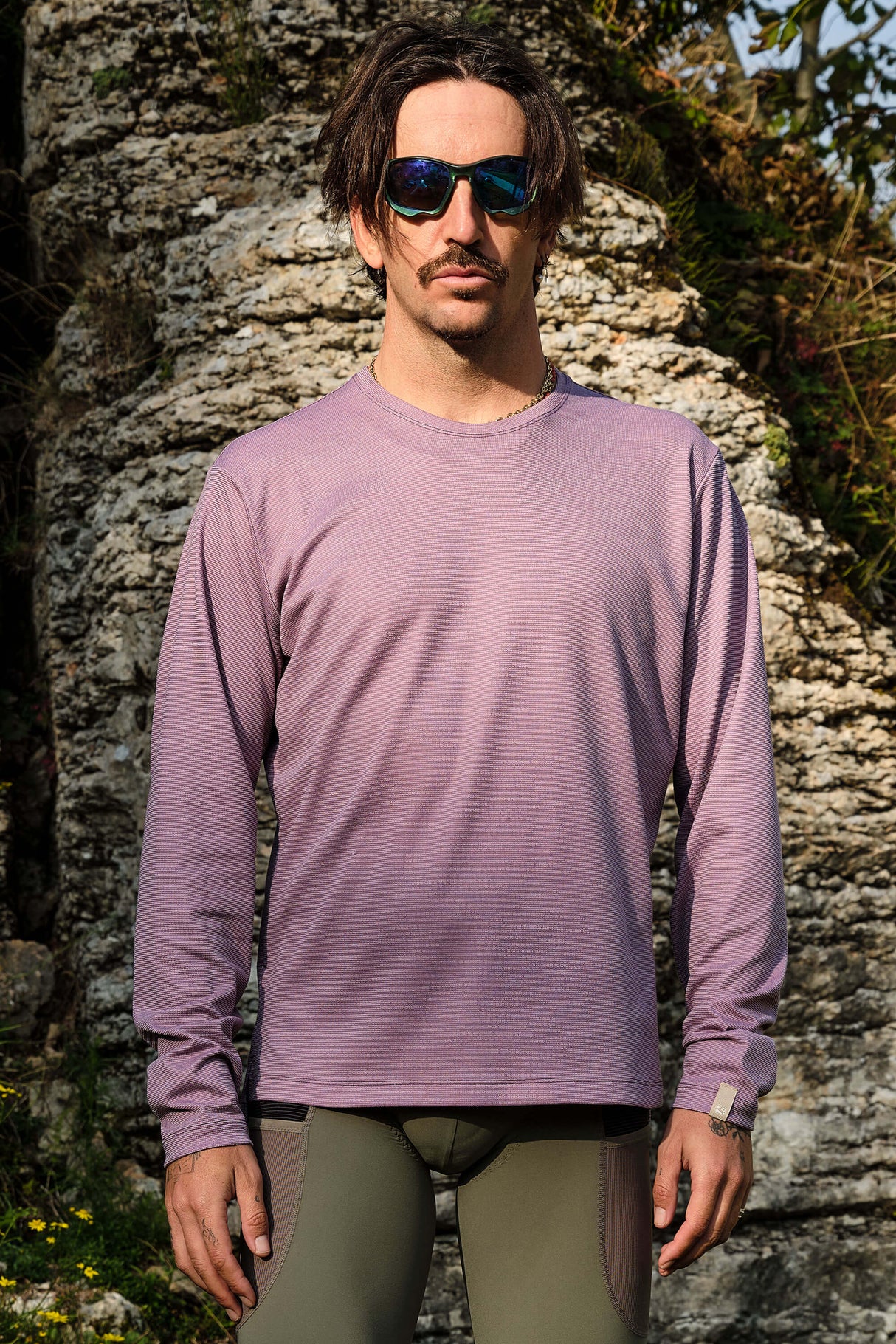 Giordana Beyond Gravel Wool Long Sleeve Tee
