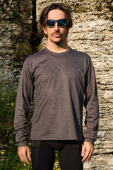 Giordana Beyond Gravel Wool Long Sleeve Tee