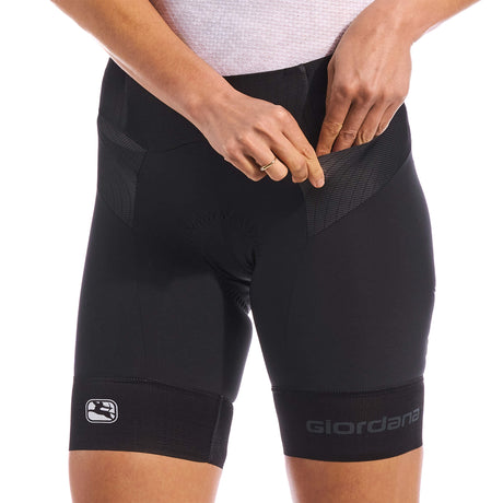 Giordana Women's FR-C Pro Tri Short Solid Black