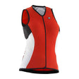 Giordana FRC Sleeveless Jersey Red / White
