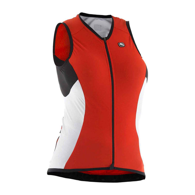 Giordana FRC Sleeveless Jersey Red / White