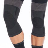 Giordana Heavyweight Knitted Dryarn Knee Warmers BLACK