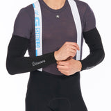Giordana Knitted Dryarn Arm Warmers BLACK