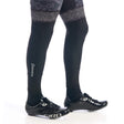 Giordana Knitted Dryarn Leg Warmers BLACK