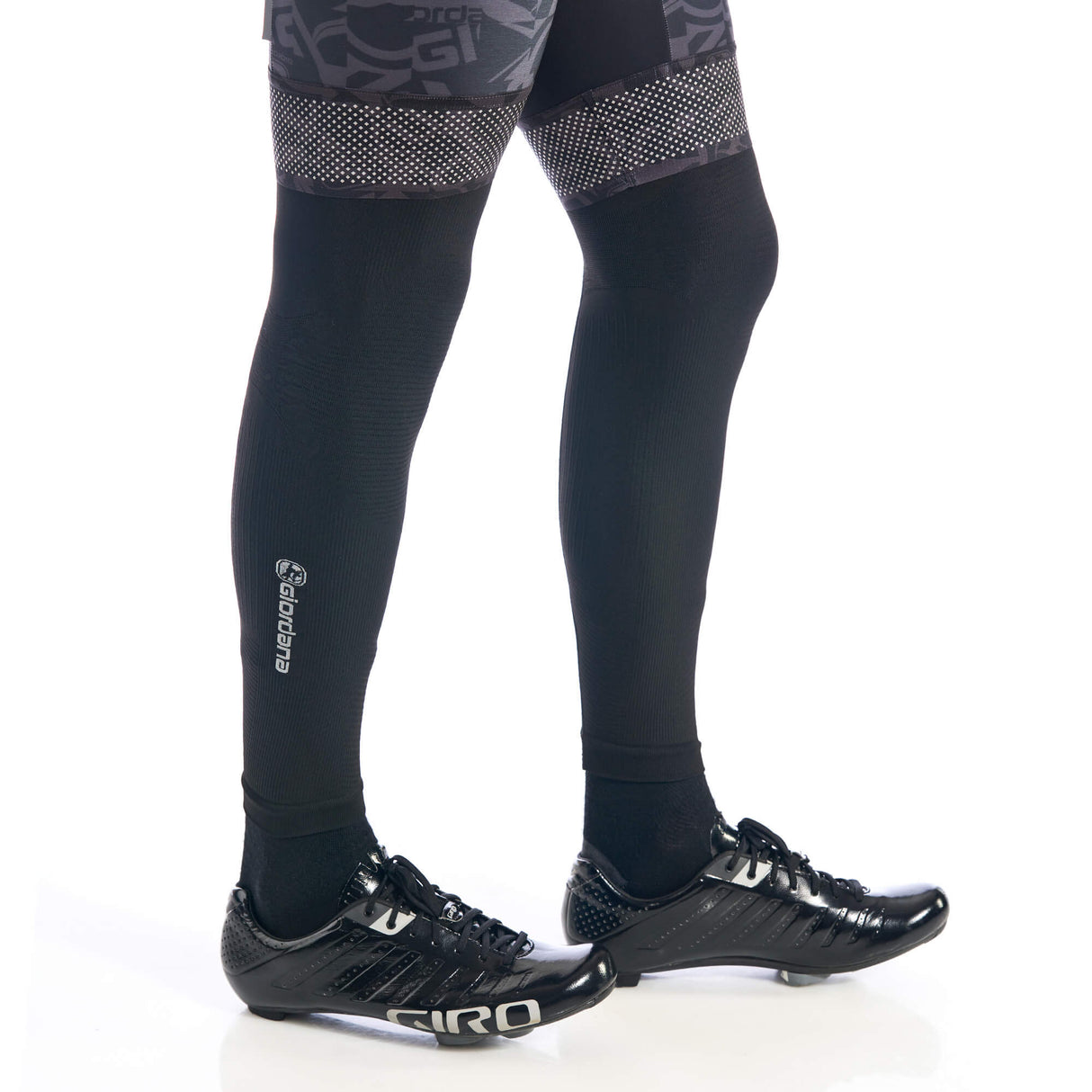 Giordana Knitted Dryarn Leg Warmers BLACK