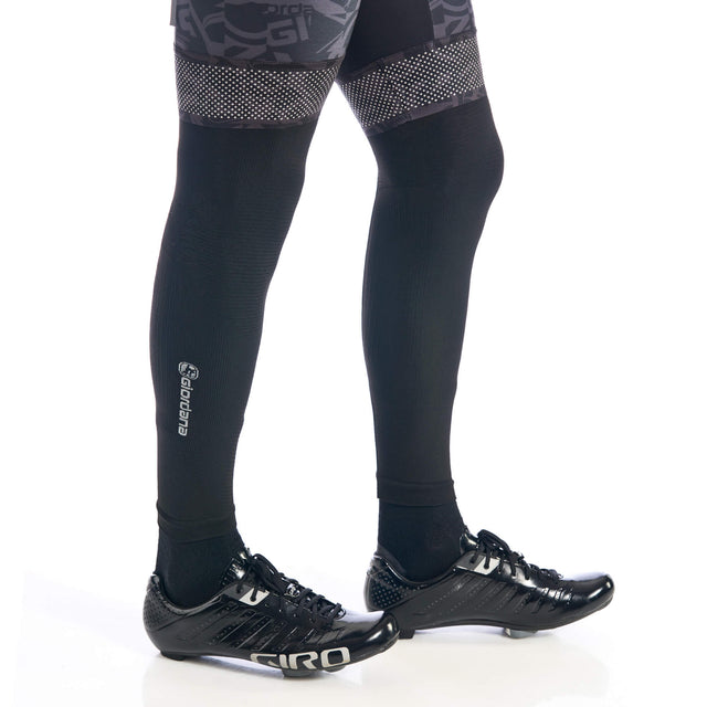 Giordana Knitted Dryarn Leg Warmers BLACK