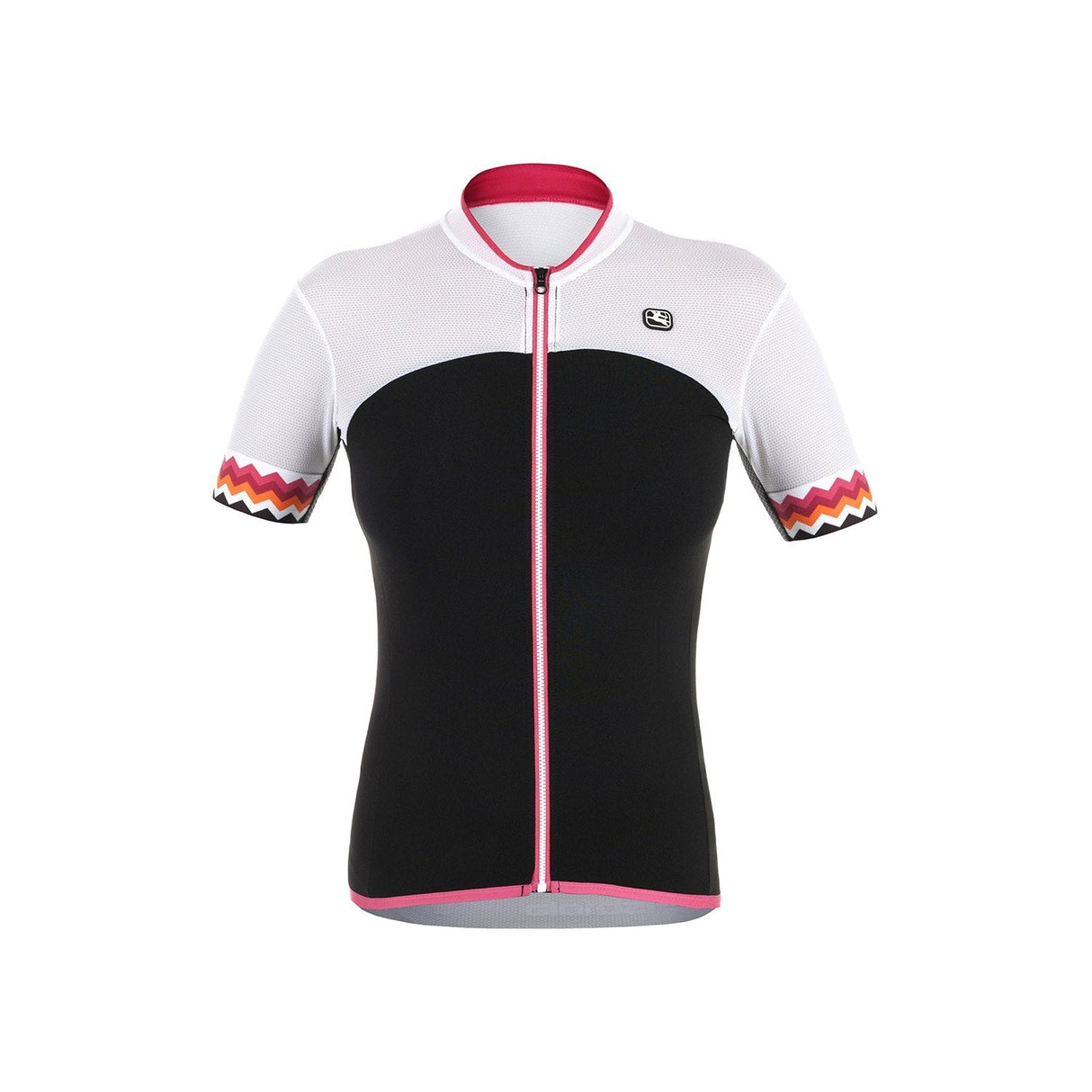 Giordana Lungo Short Sleeve Jersey Black / White