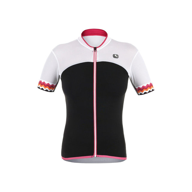Giordana Lungo Short Sleeve Jersey Black / White