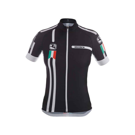Giordana Scatto Trade Squadra Short Sleeve Jersey Black / Italia