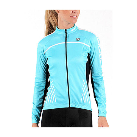 Giordana Silverline Long Sleeve Jersey Aqua / White / Black